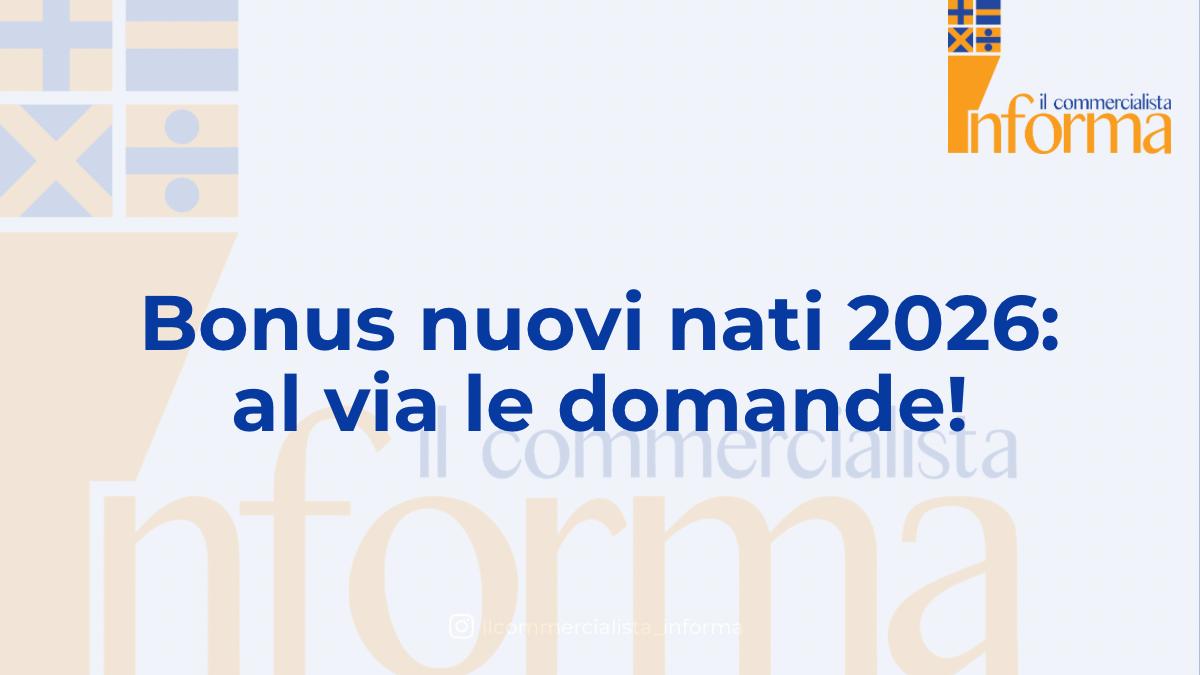 Bonus Nuovi Nati 2026